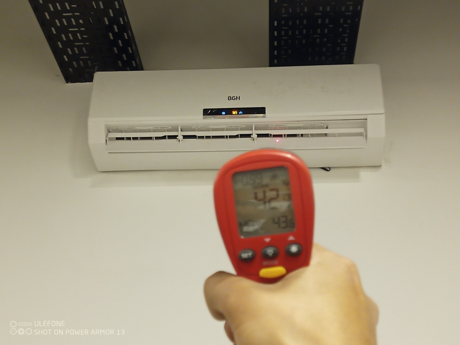 Equipo split de pared — control de temperatura
